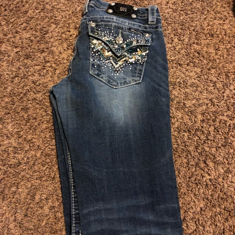Size 31 bootcut miss me’s